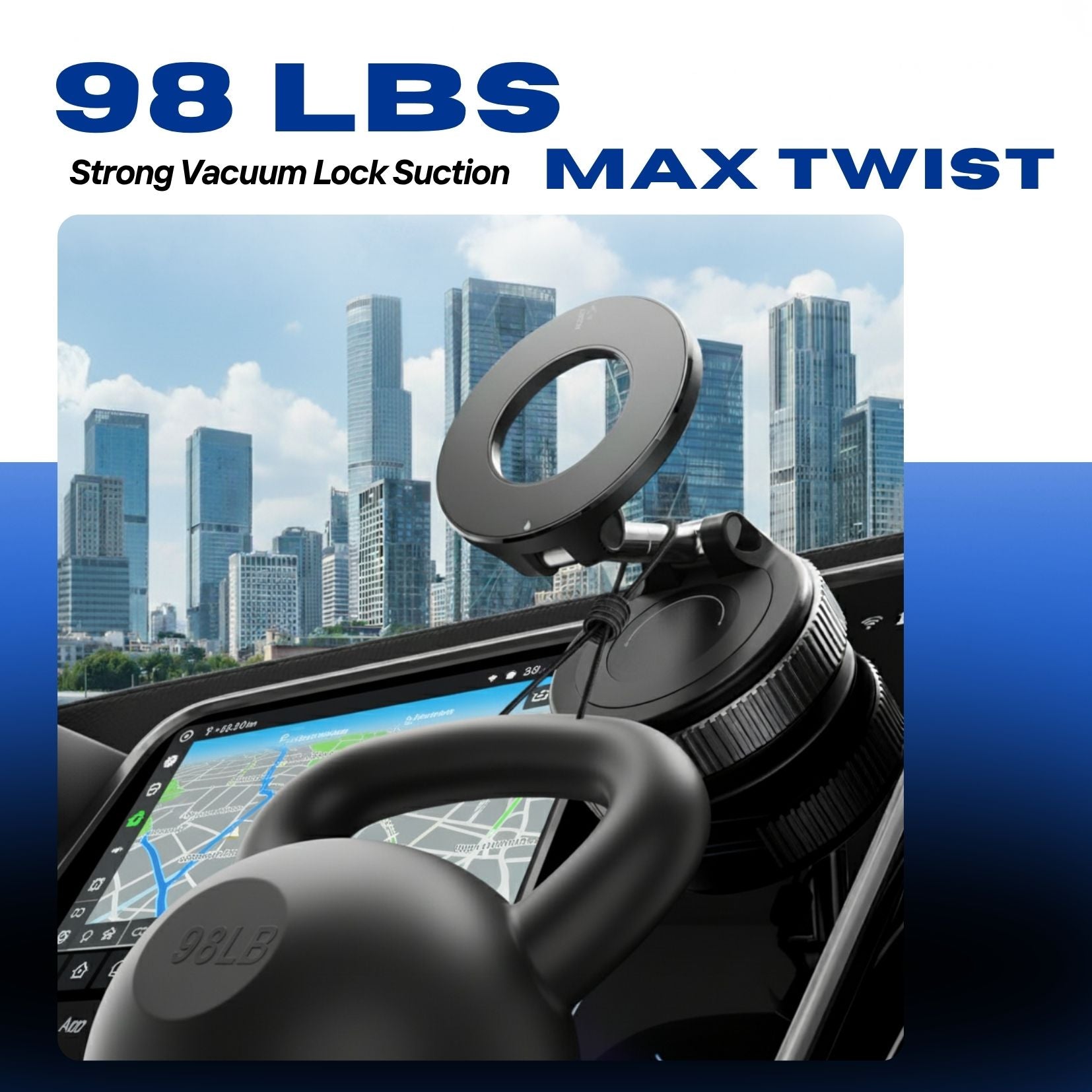 Atazal Gripmaster Pro 360 - Smart Magnetic Phone Holder 2025 Next-Gen Tech